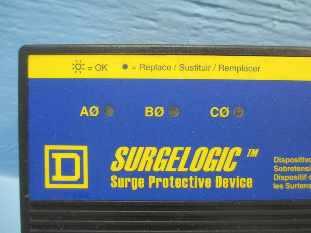 Square D SurgeLogic TVS2WA12X Transient Voltage Surge Suppressor 120 kA 208Y/120 (NP0171-1)