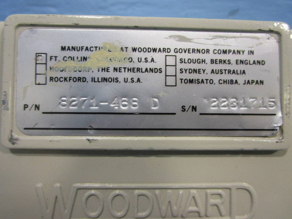 Woodward 8271-468 Generator Loading Control 8271468 Relay Module Load Controller (NP0323-7)