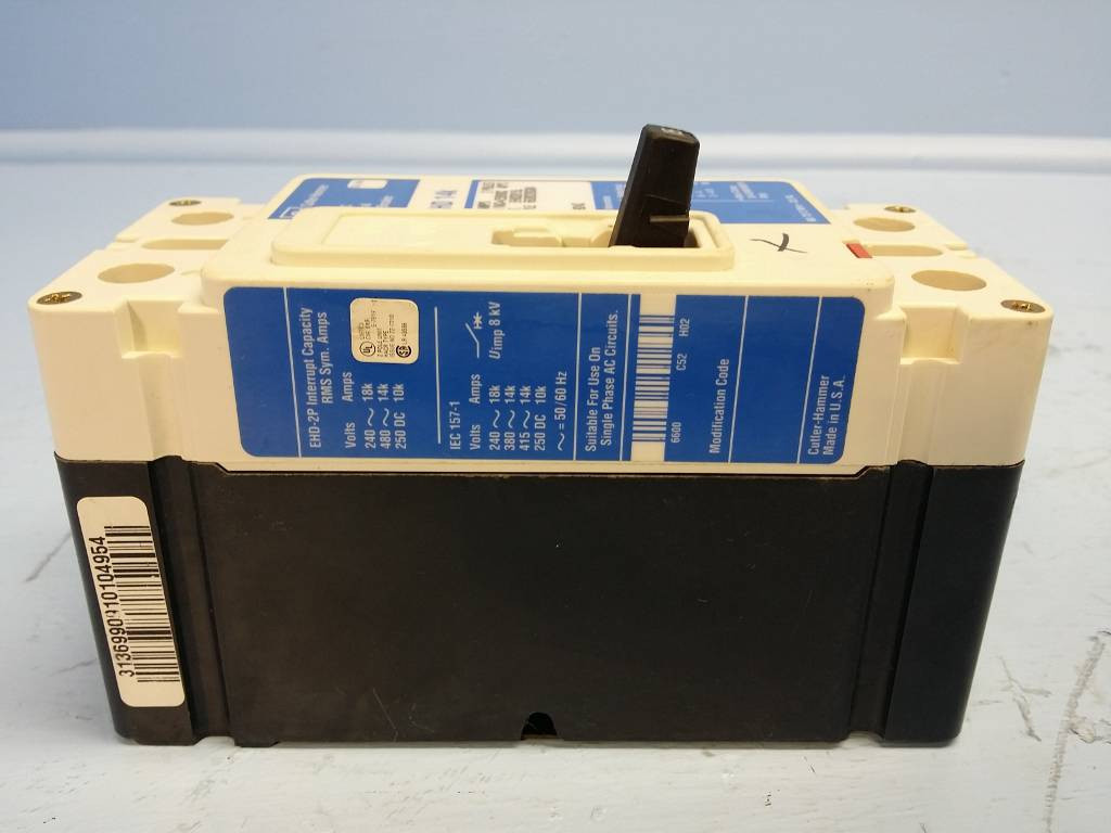 Cutler-Hammer EHD2015L 15 Amp Circuit Breaker Glossy 2P EHD2015 Westinghouse 15A (EM0465-2)