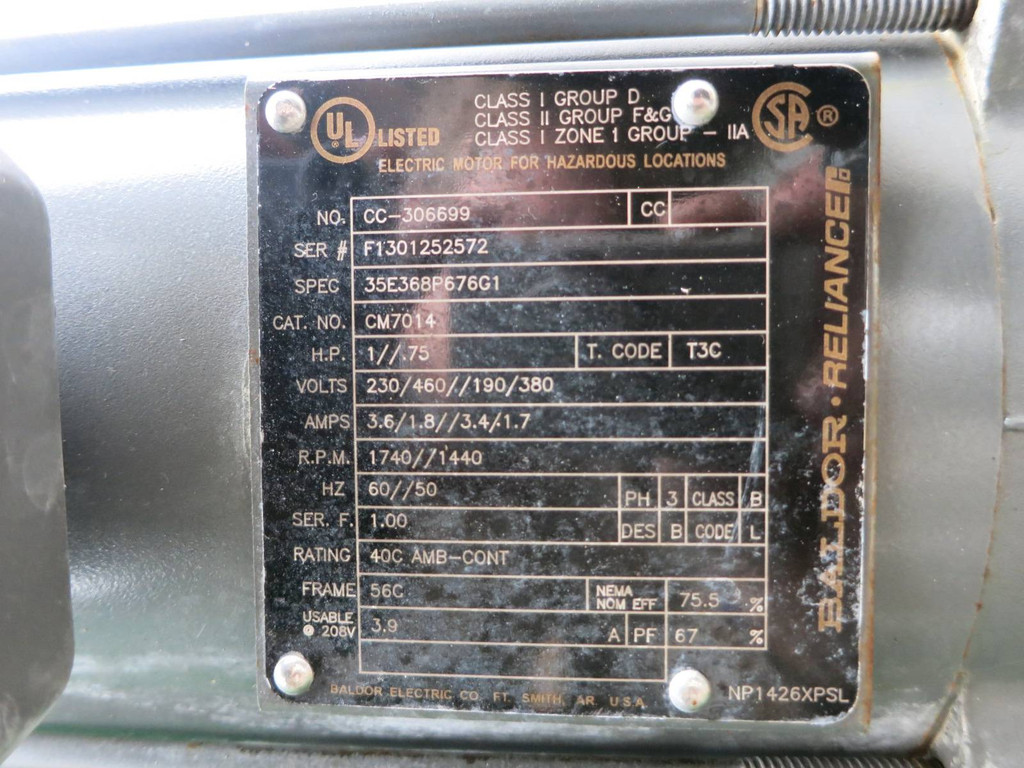 Lightnin Mixer Model: 782-Q-100, Year: 2011, HP: 100, RPM: 25, Ratio: 71.6 782Q (PM0639-1)