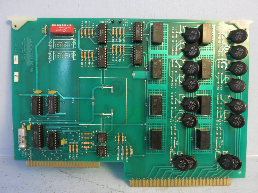 Westronics Contactor Board CB100206-01 Rev C MC100206-01 Rev B PLC Module (PM0829-1)