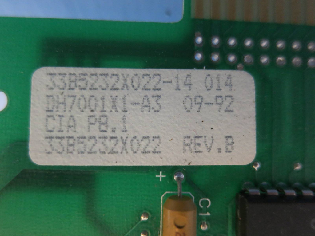 Fisher-Rosemount DH7001X1-A3 CIA w 11B1883X042 Chip P8.1 33B5232X022 Provox PLC (PM1026-2)