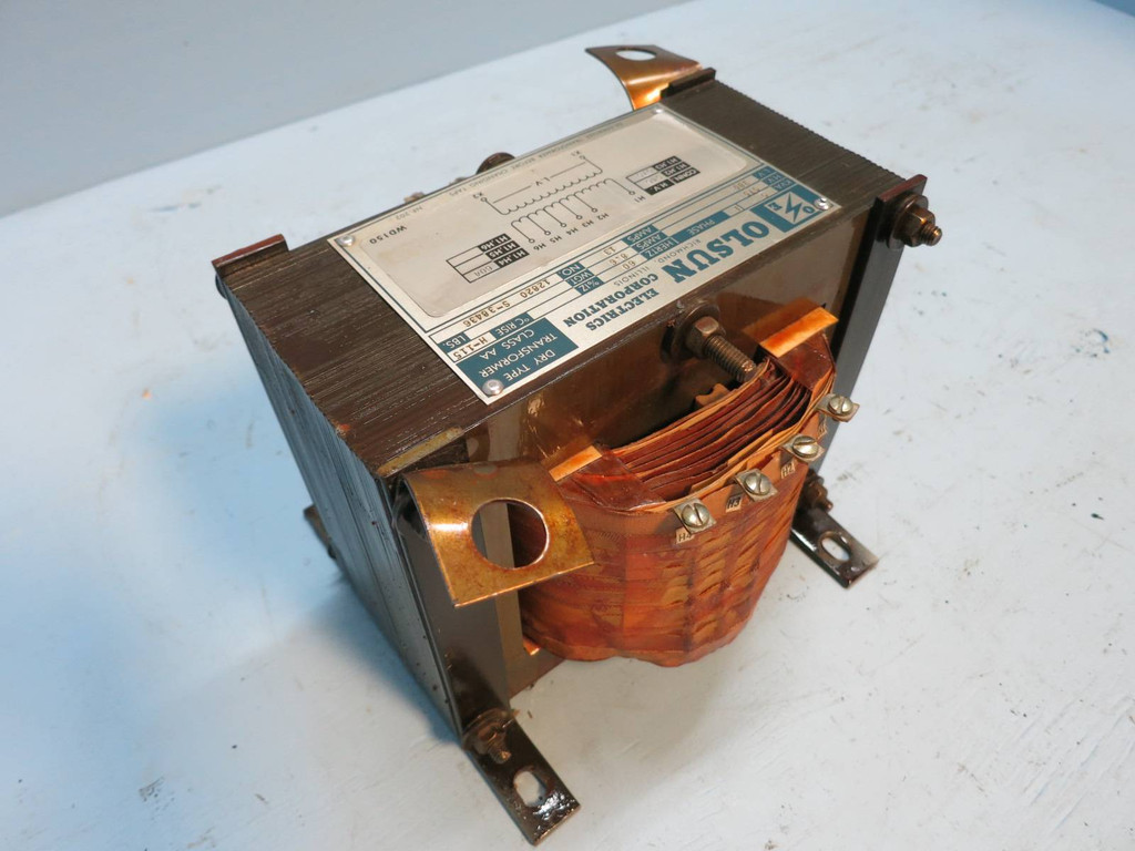 Olsun 5kVA 575V@8.6A - 380V@13A Dry Type 1PH Transformer 12820 S-38436 575 380 V (PM1217-4)