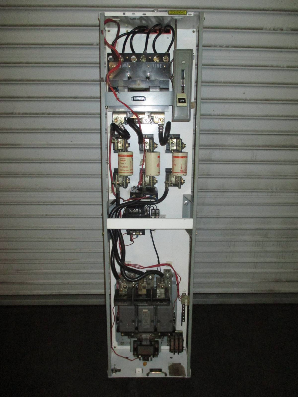 Siemens Tiastar Furnas 89 Size 5 Starter 600 Amp Fused 60" MCC Bucket 120V Coil (TK0784-1)