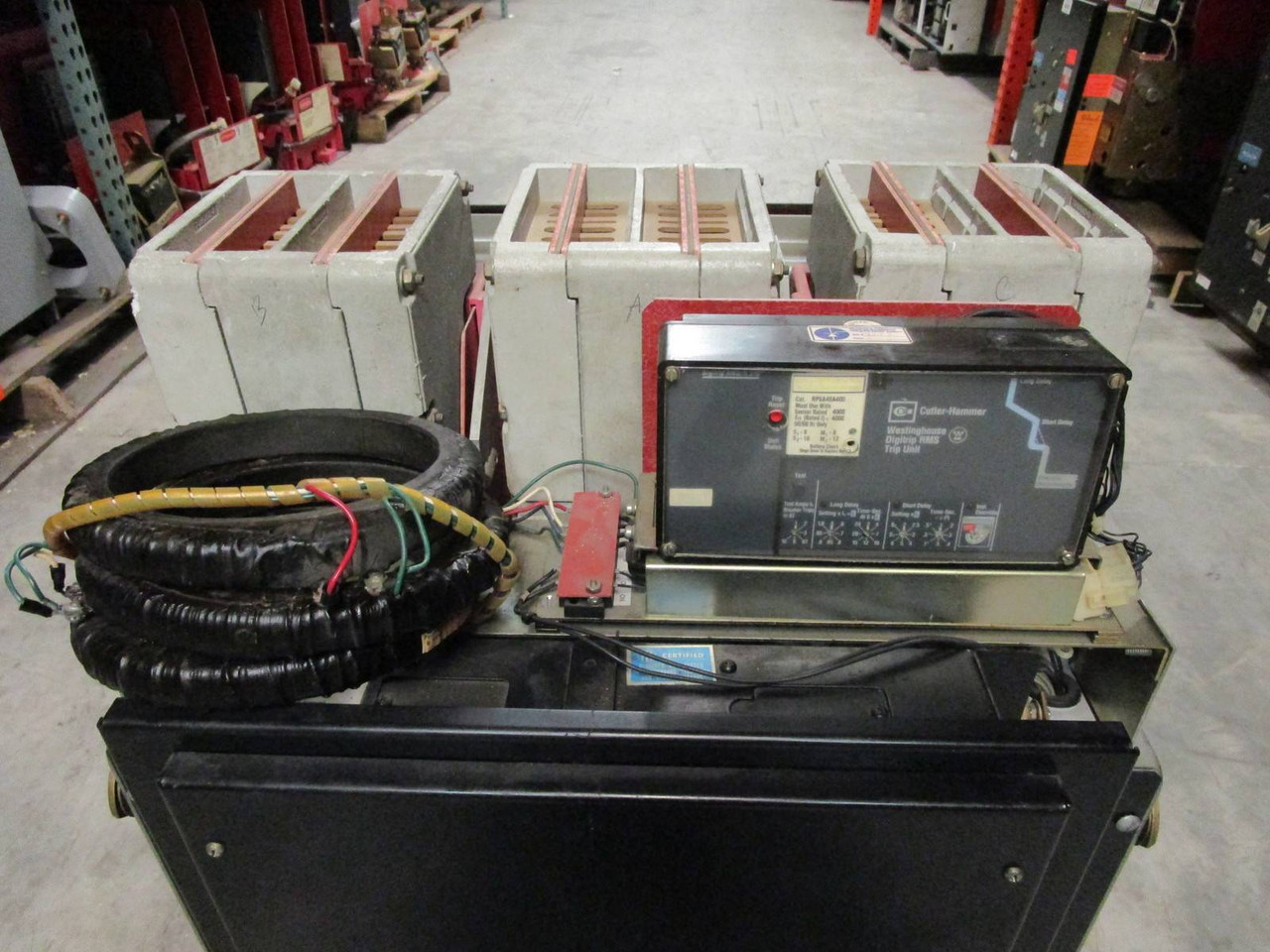 ITE Imperial 4000 Amp K4000 Breaker RMS Trip K4200 4200 Amp M/O D/O LSI K-Line (NP0799-1)