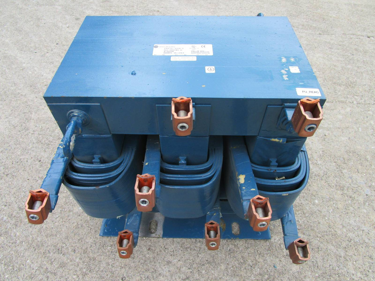 Allen Bradley 1321-3LR180-B AC Line Reactor 13213LR180B 3 Phase 180 Amps 184605 (NP0801-3)