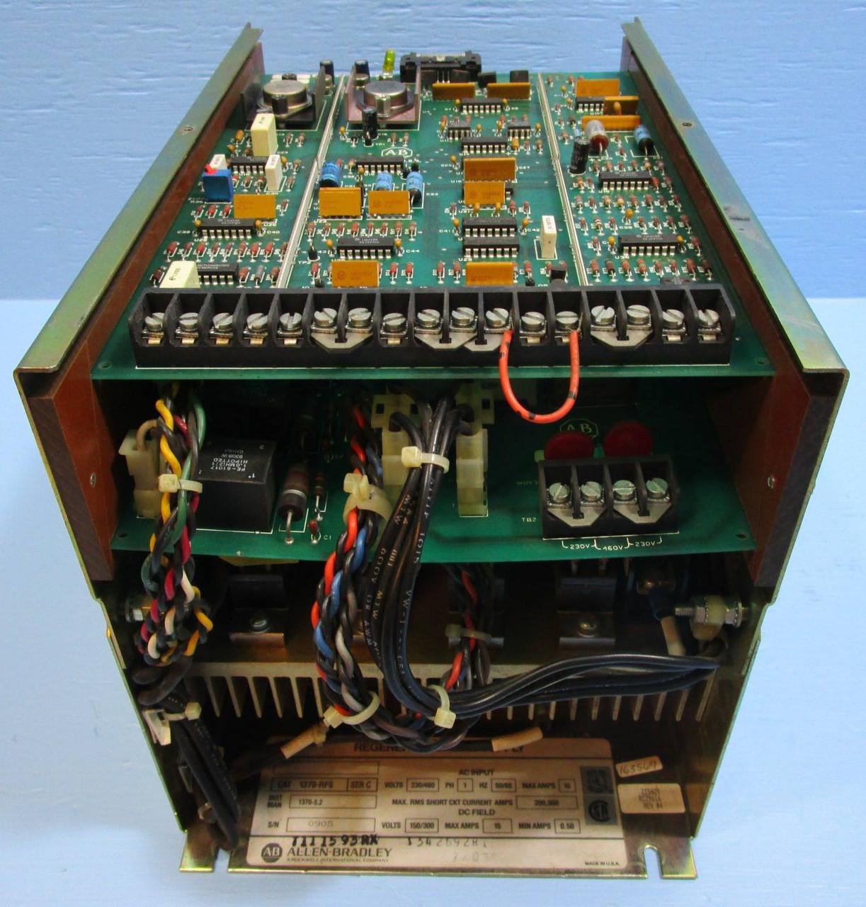 Allen Bradley 1370-RFS Regenerative Field Supply AC 16A DC Field 15A 1370RFS AB (NP0811-2)