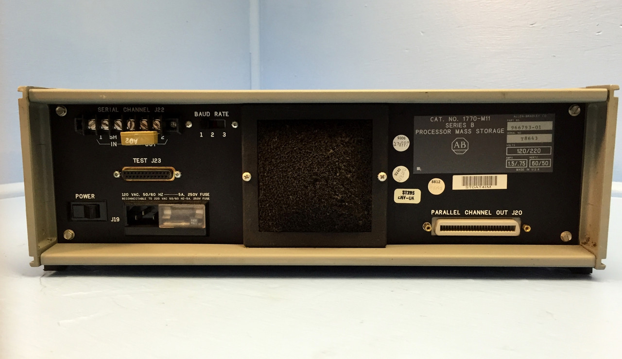 Allen Bradley 1770-M11 Mass Storage System Processor M11 Series B 966793-01 (EM0955-1)
