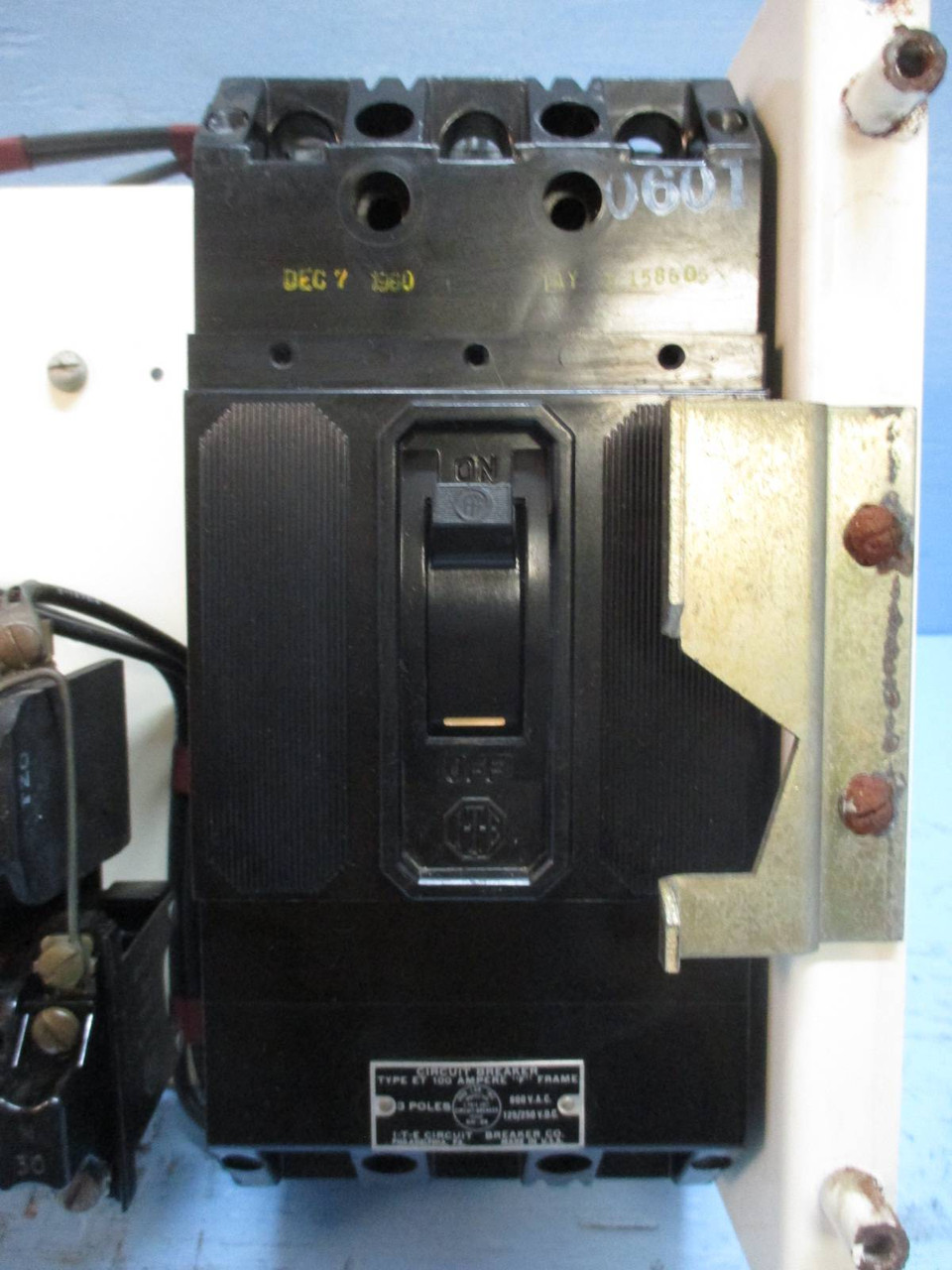 Allen Bradley 798 Series Size 1 Starter 20 Amp Breaker MCC MCCB Bucket 12" (TK0948-2)