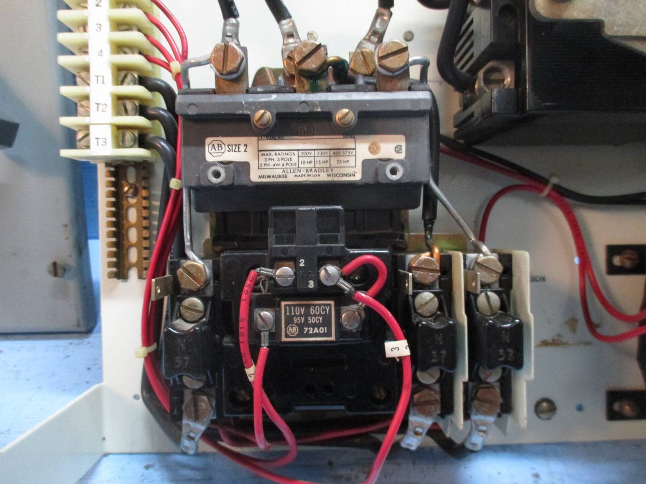 Allen Bradley 798 Series Size 2 Starter 50 Amp Breaker 12" MCC Bucket Sz2 (TK0954-1)