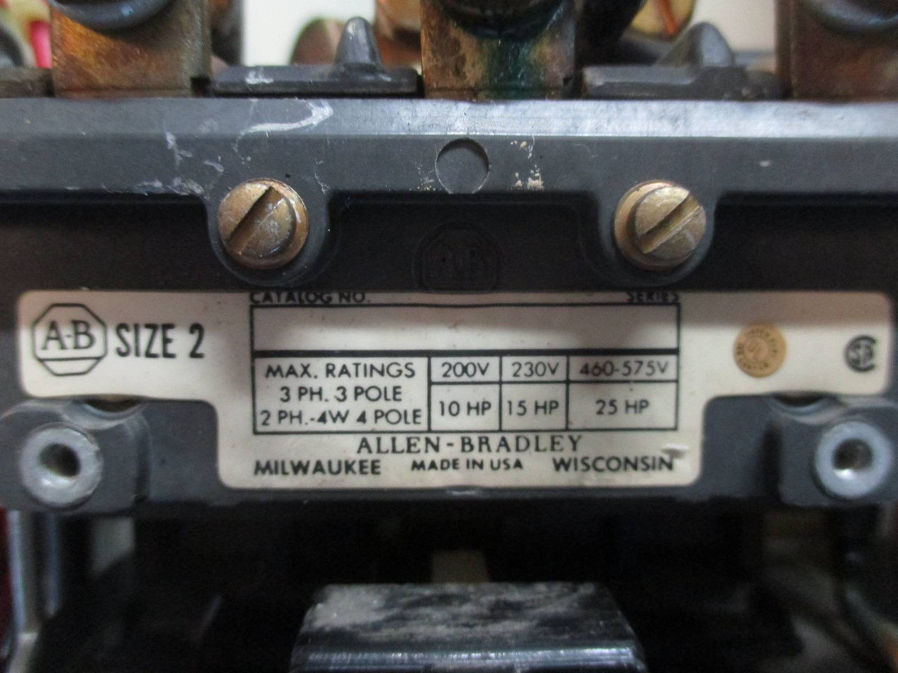 Allen Bradley 798 Series Size 2 Starter 50 Amp Breaker 12" MCC Bucket Sz2 (TK0954-1)