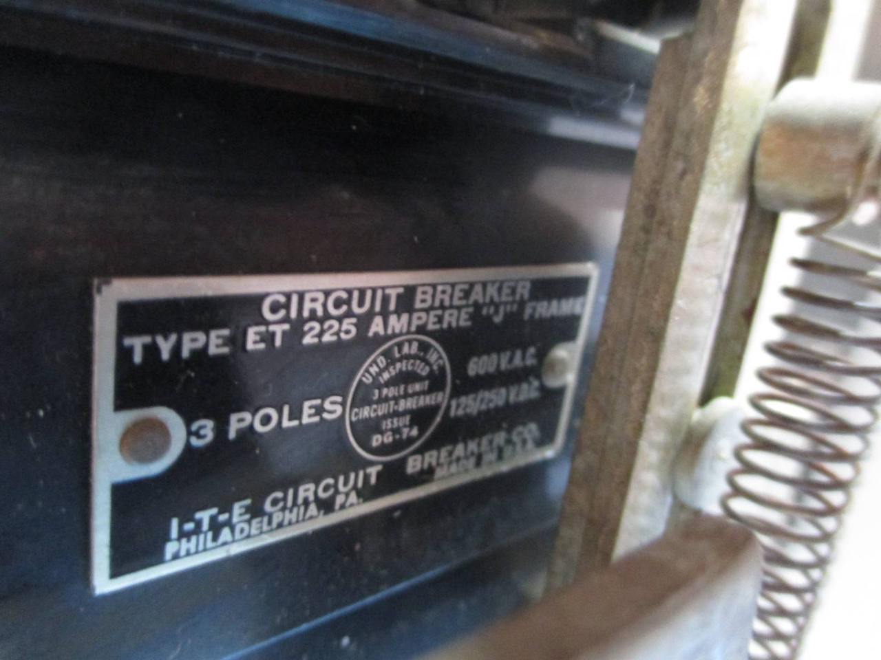 Allen Bradley 798 Series 125 Amp Breaker Type Feeder MCC MCCB Bucket 30" 125A (TK0960-1)