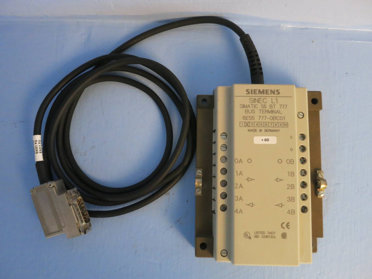 Siemens 6ES5 777-0BC01 Bus Terminal Simatic S5 PLC Sinec Symadyn D OBCO1 OBC01 (PM1456-6)