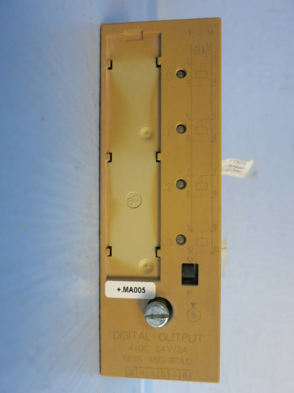 Siemens 6ES5 450-8FA12 Digital Input 8xDC 24V/2A Simatic S5 PLC Sinec Symadyn D (PM1458-30)