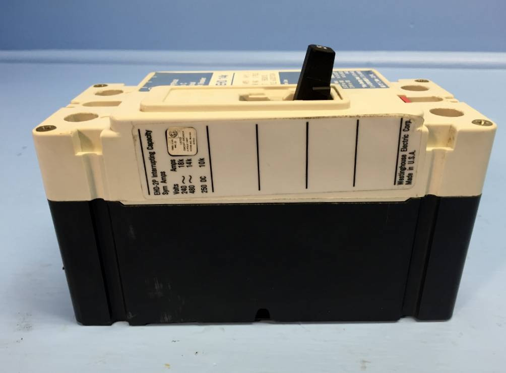 Westinghouse EHD2015L 15A Circuit Breaker Matte 2P EHD2015 Cutler Hammer 15 Amp (EM0975-1)