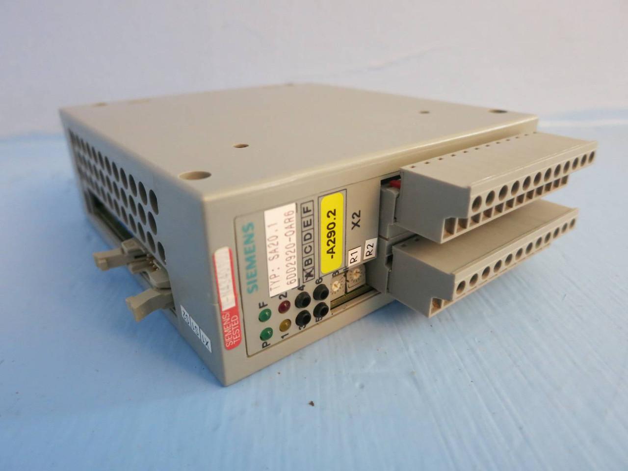 Siemens 6DD2920-0AR6 SA20.1 SIMADYN D Sensing Module PLC Simatic 6DD29200AR6 (PM1488-4)