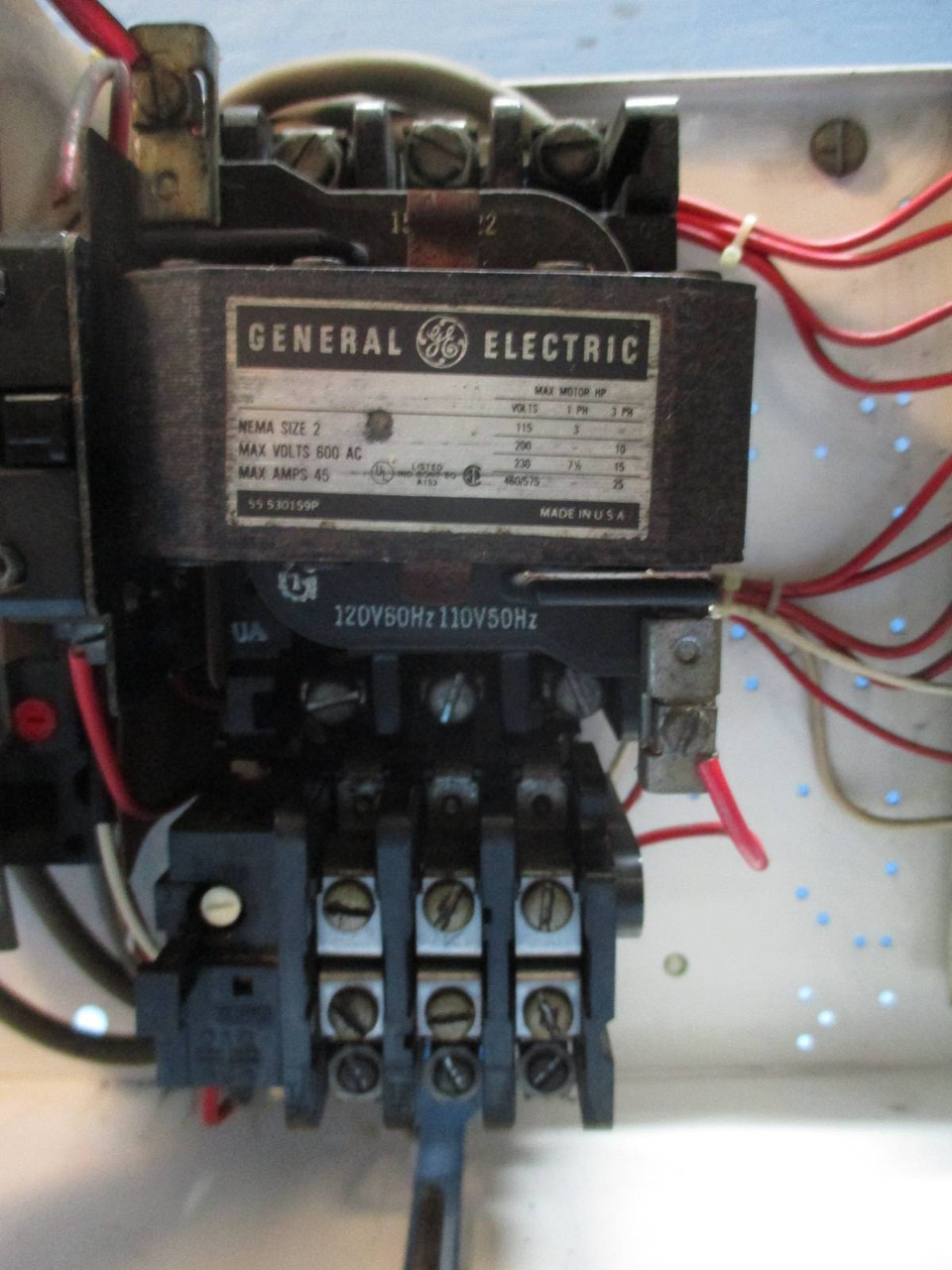 GE 8000 Series Size 2 Starter 30 Amp Breaker 12" Type MCC Bucket MCCB TEC36030 (TK1053-2)