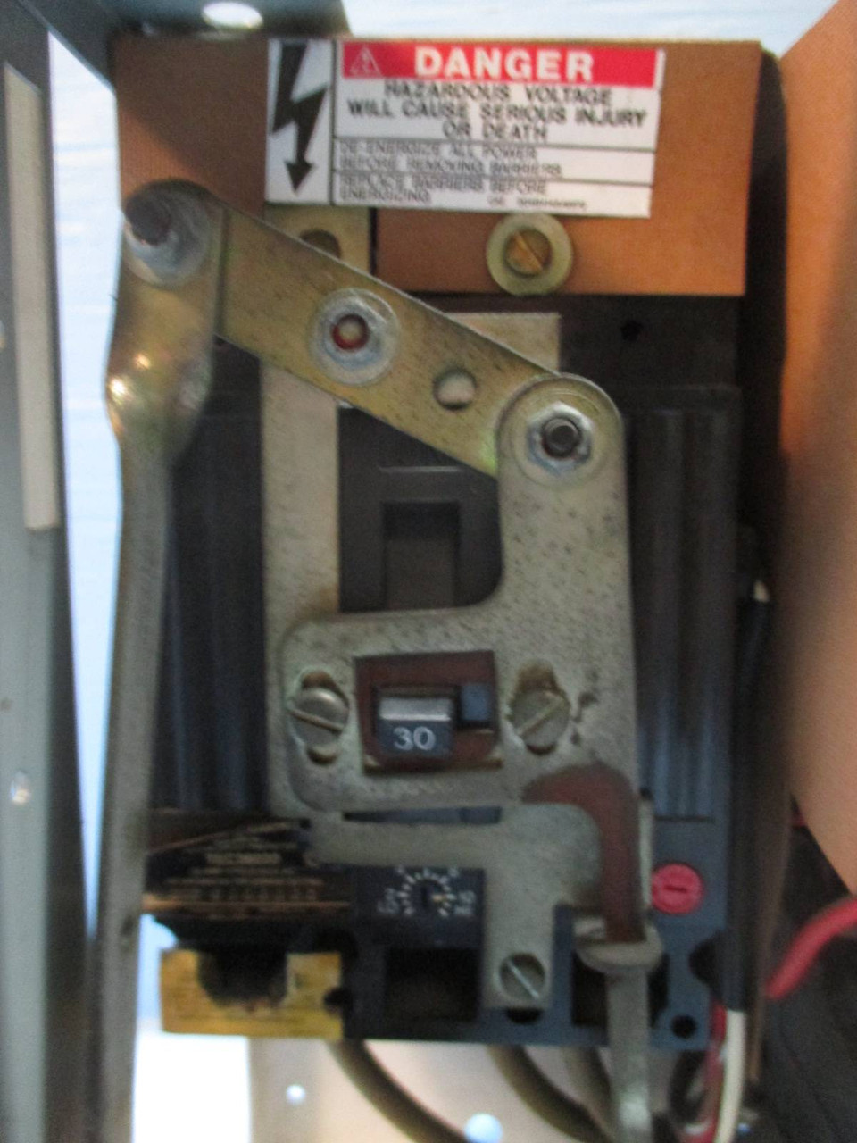 GE 8000 Series Size 2 Starter 30 Amp Breaker 12" Type MCC Bucket MCCB TEC36030 (TK1053-2)