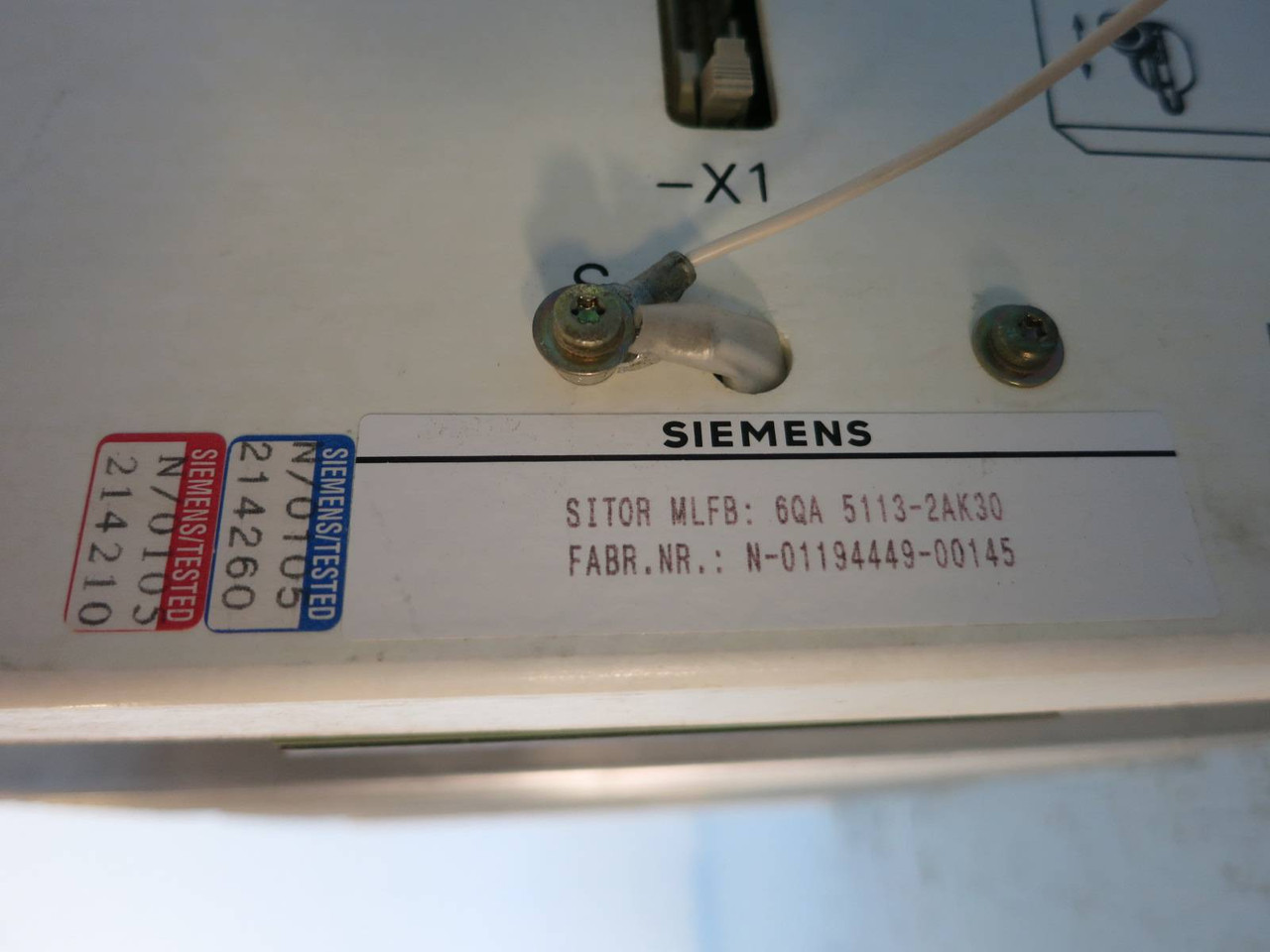 Siemens 6QA 5113-2AK30 SIMADYN D Sitor Pulse Transmitter Thyristor Module PLC (PM1498-18)