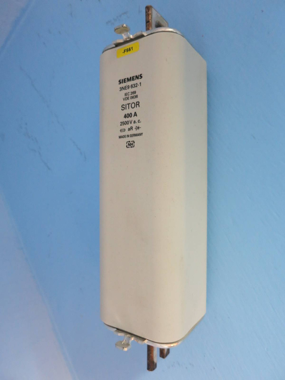 Siemens 3NE9 632-1 SITOR 400A 2500V IEC 269 VDE 0636 Fuse 400 Amp Link 3NE9632 (PM1502-22)