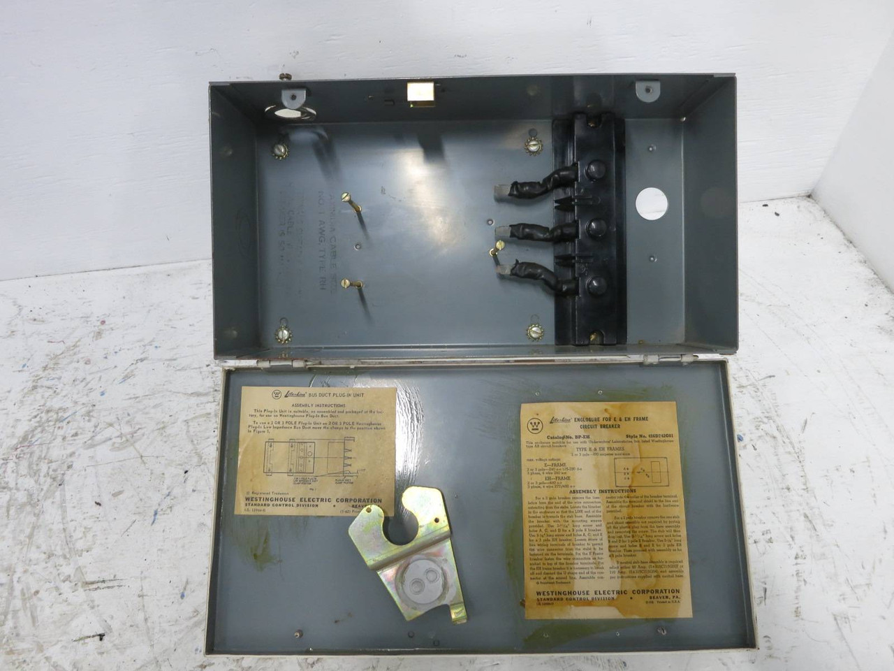 Westinghouse 100A BP-EH Breaker Bus Plug 240/480V 456D742G01 BPEH Busway 100 Amp (PM1525-9)