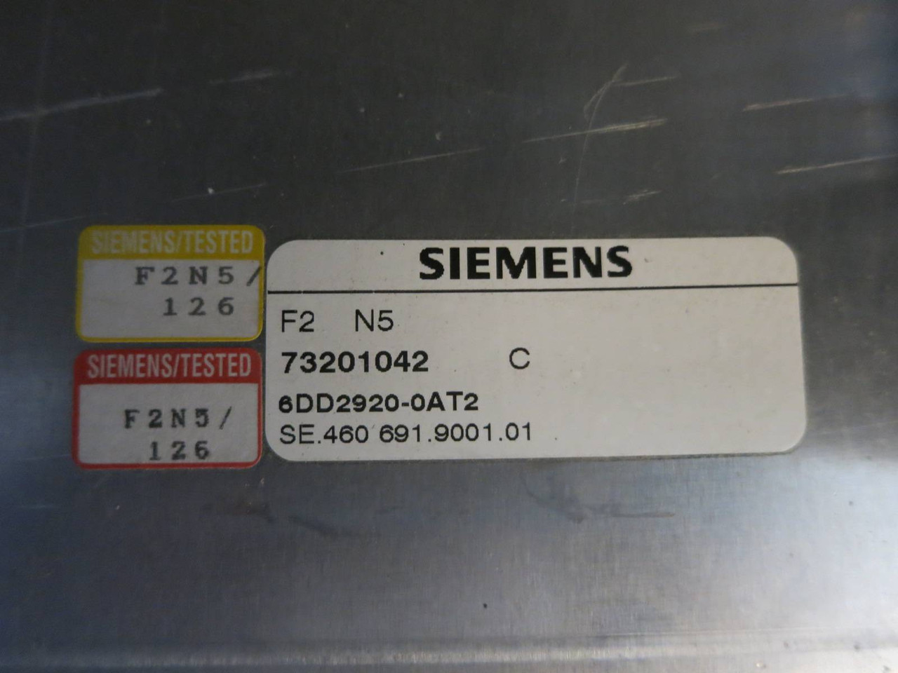 Siemens 6DD2920-0AT2 SIMADYN D 24 Slot Rack PLC Simatic GE.465 682 0012.01 OAT2 (PM1531-5)