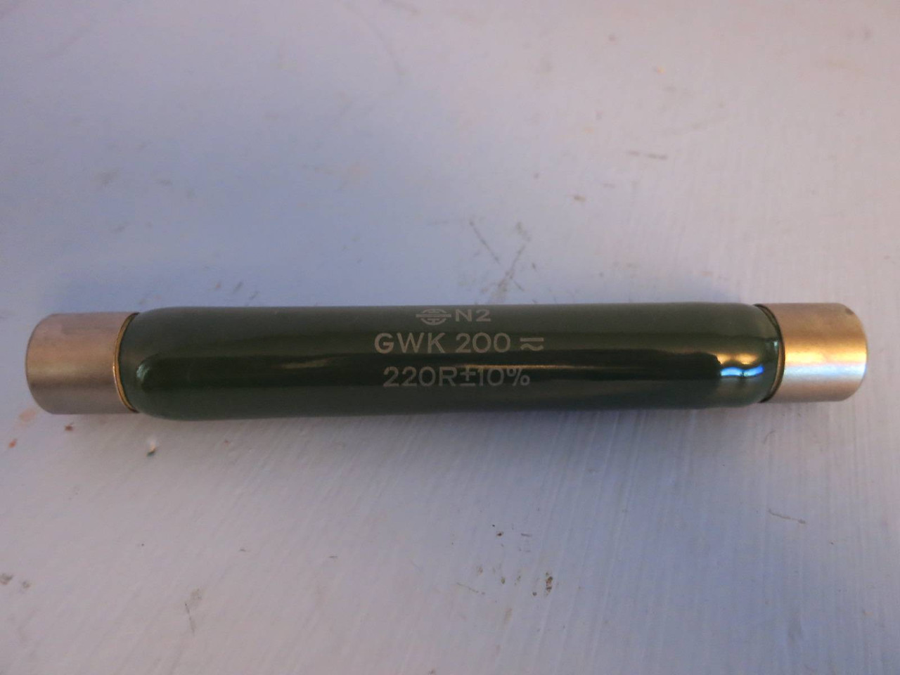 Vishay GWK200 N2 220R+-10% Vitreous Wirewound Resistors Ferrules Siemens GWK 200 (PM1541-36)