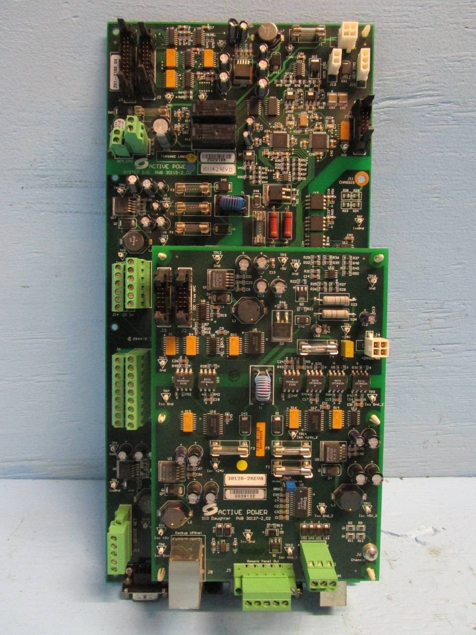Image of Active Power System I/O 30115-2 w SIO Daughter PWB 30127-2_02 PCB 30114-2 30126