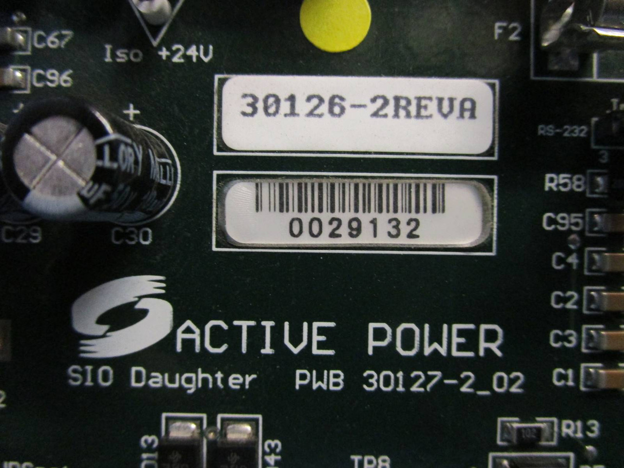 Active Power System I/O 30115-2 w SIO Daughter PWB 30127-2_02 PCB 30114-2 30126 (NP0831-1)