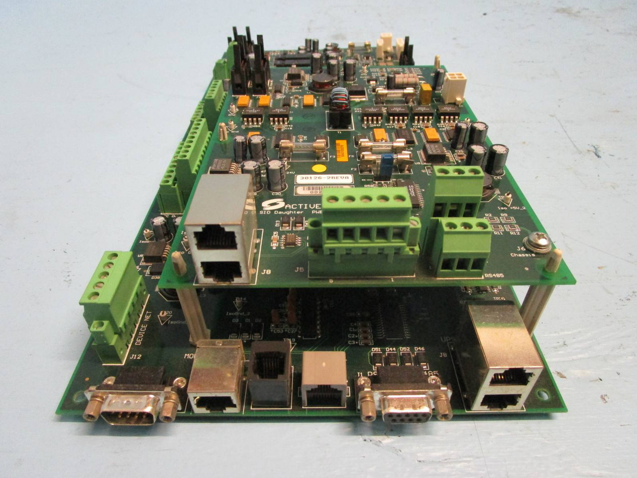 Active Power System I/O 30115-2 w SIO Daughter PWB 30127-2_02 PCB 30114-2 30126 (NP0831-1)