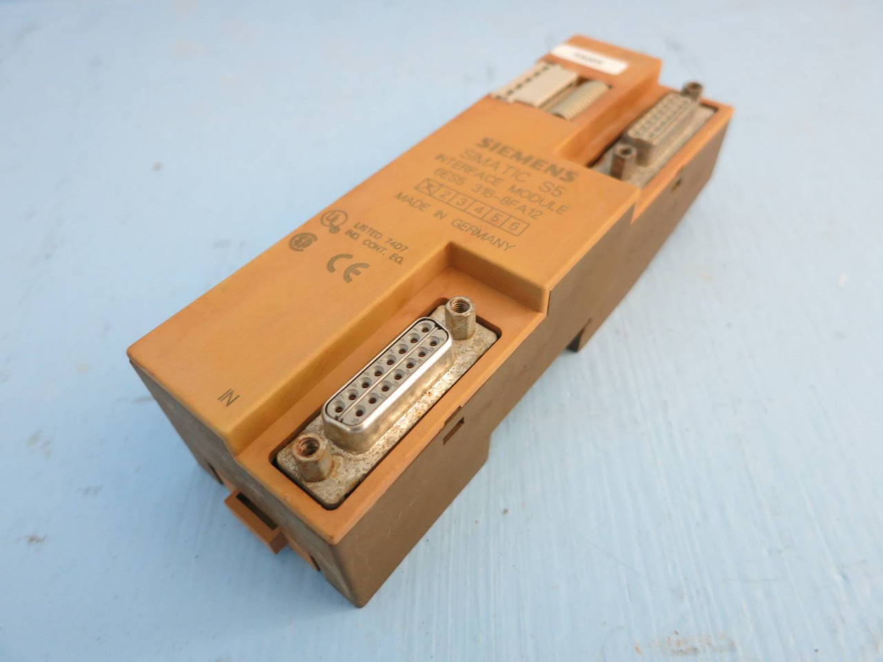 Siemens 6ES5 316-8FA12 Interface Module Simatic S5 PLC Simadyn D 6ES53168FA12 (PM1546-14)