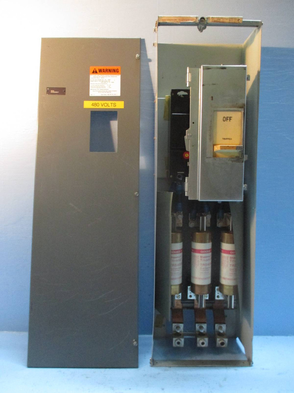 Image of Westinghouse Type W 400 Amp Main Breaker Feeder 42" Motor Control Center Bucket