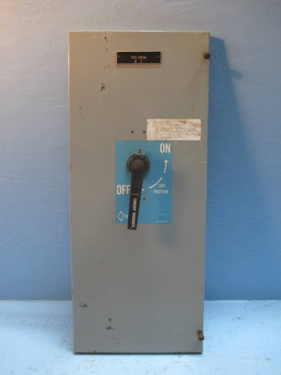 GE Motor Control Center Door 28" tall 11.75" wide MCC General Electric (TK1101-2)
