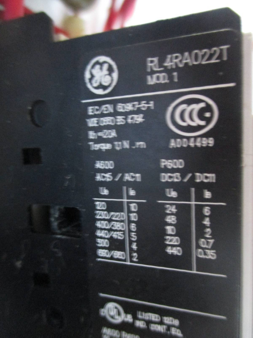 GE 8000 Size 2 Reversing Starter w/ time delay 30 Amp Fusible 18" MCC Bucket (TK1167-2)