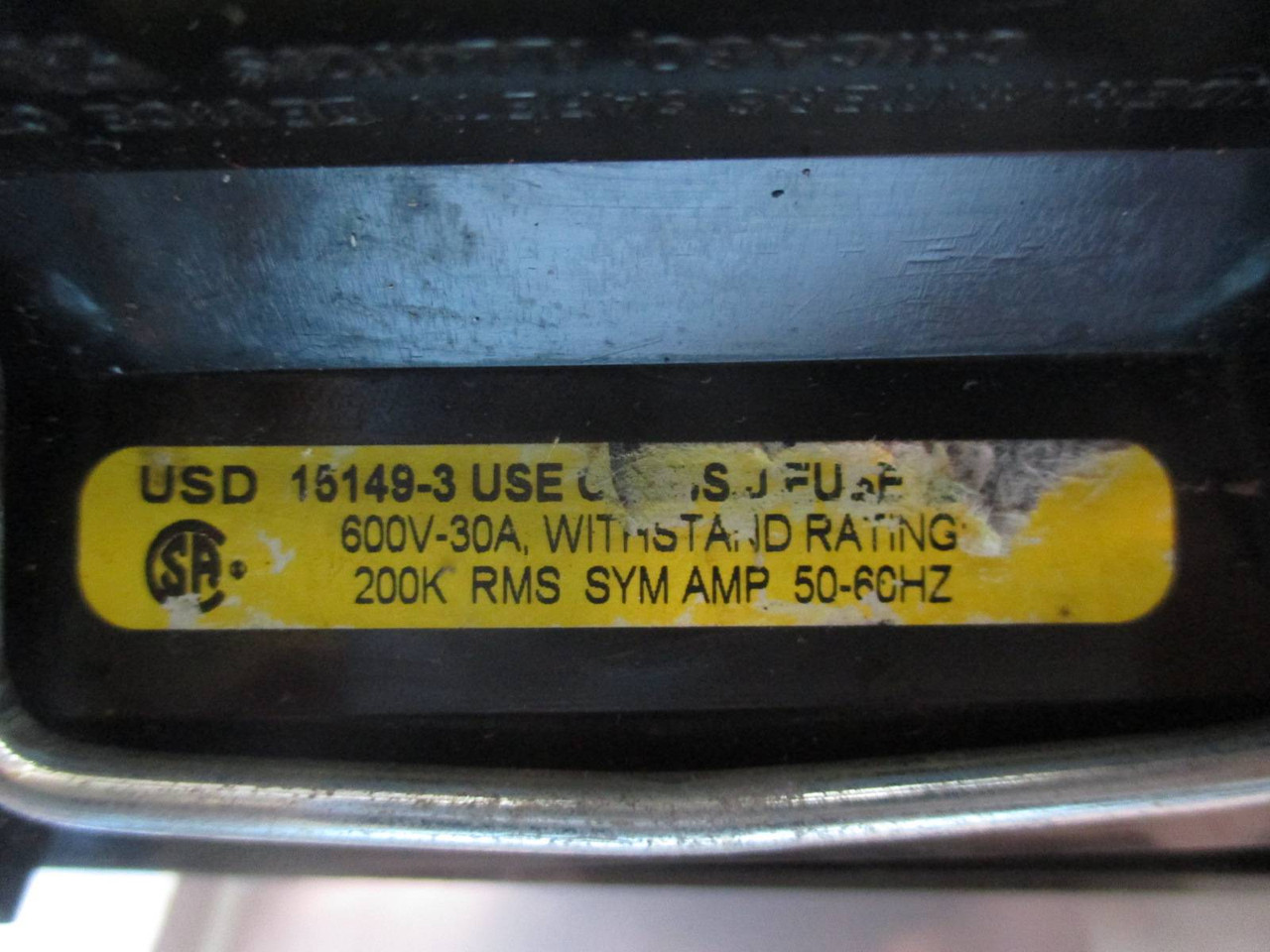 GE 8000 Size 2 Reversing Starter w/ time delay 30 Amp Fusible 18" MCC Bucket (TK1167-2)