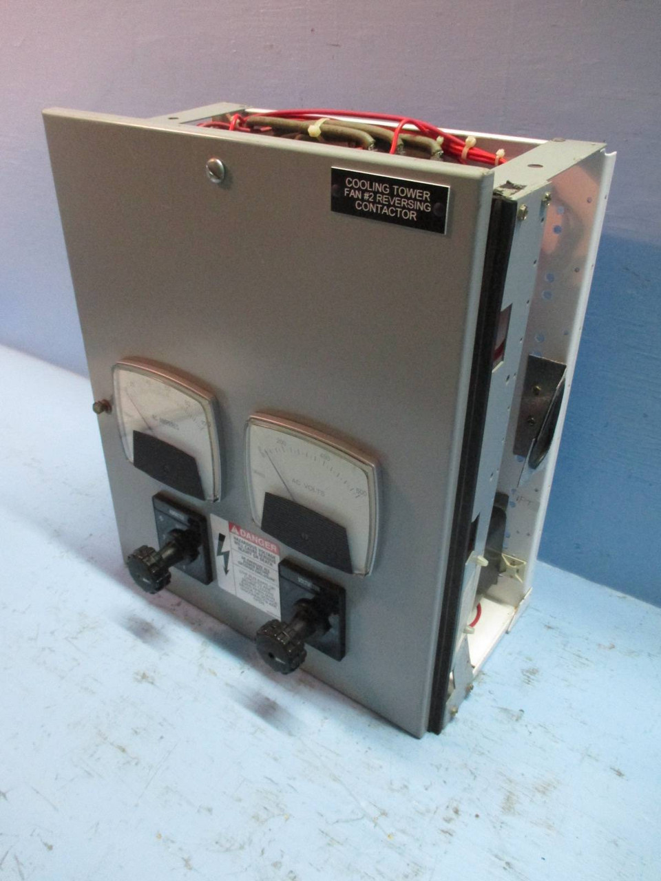 GE 8000 Size 2 Reversing Starter w/ time delay 30 Amp Fusible 18" MCC Bucket (TK1167-2)