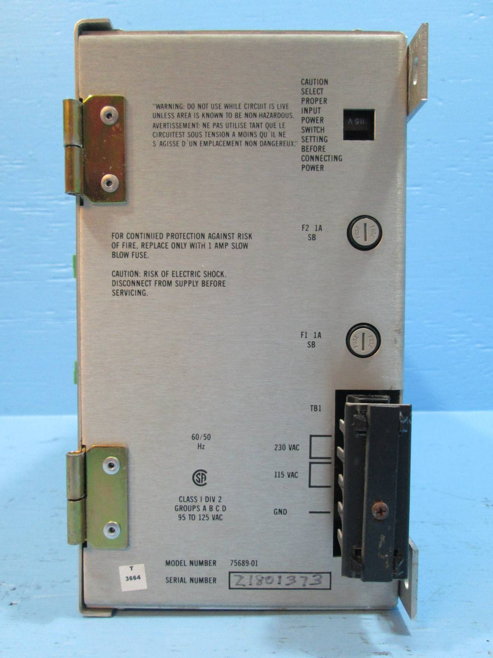 Bently Nevada 75689-01 Process Data Manager 80587-01 75695-01 Dynamic 47173 PLC (NP0855-2)