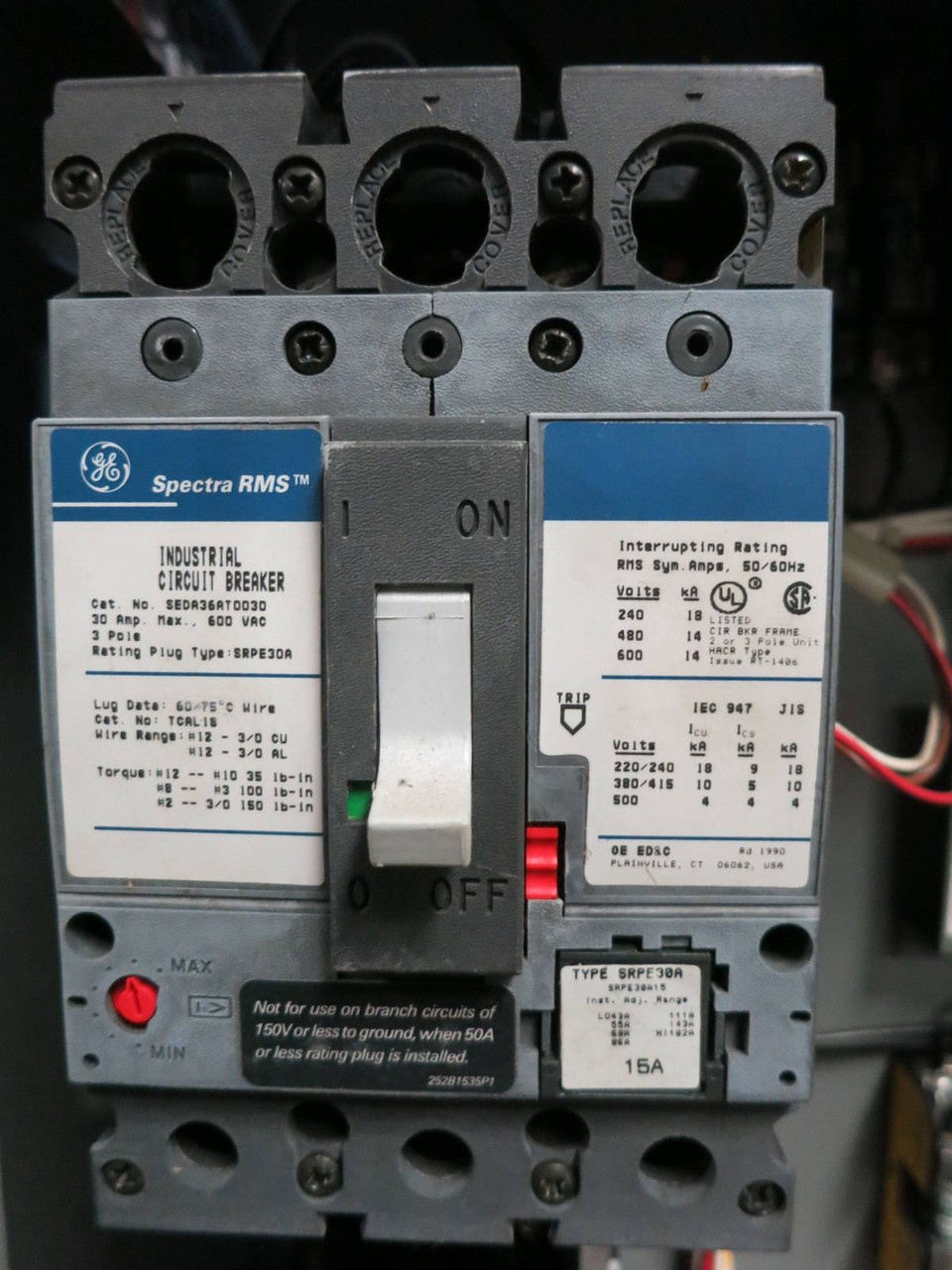IPR Systems AC In: 480V 3PH 60Hz 29A - DC Out: 0-20V 0-100A 2kW Power Rectifier (PM1603-1)