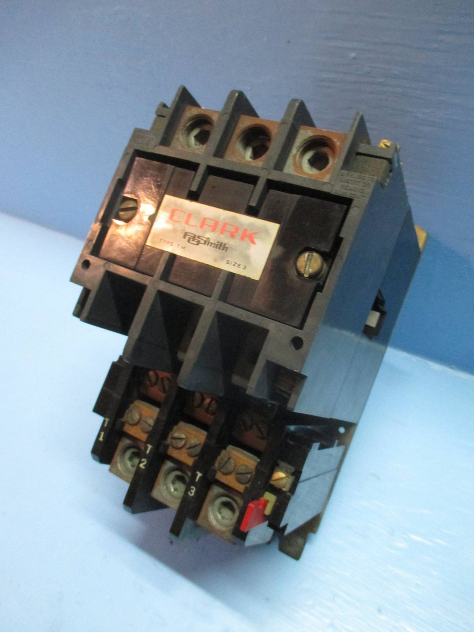 Clark A O Smith T13U033 Size 3 Motor Starter Type TM Sz3 120V Coil 90 Amp 50 Hp (TK1197-1)