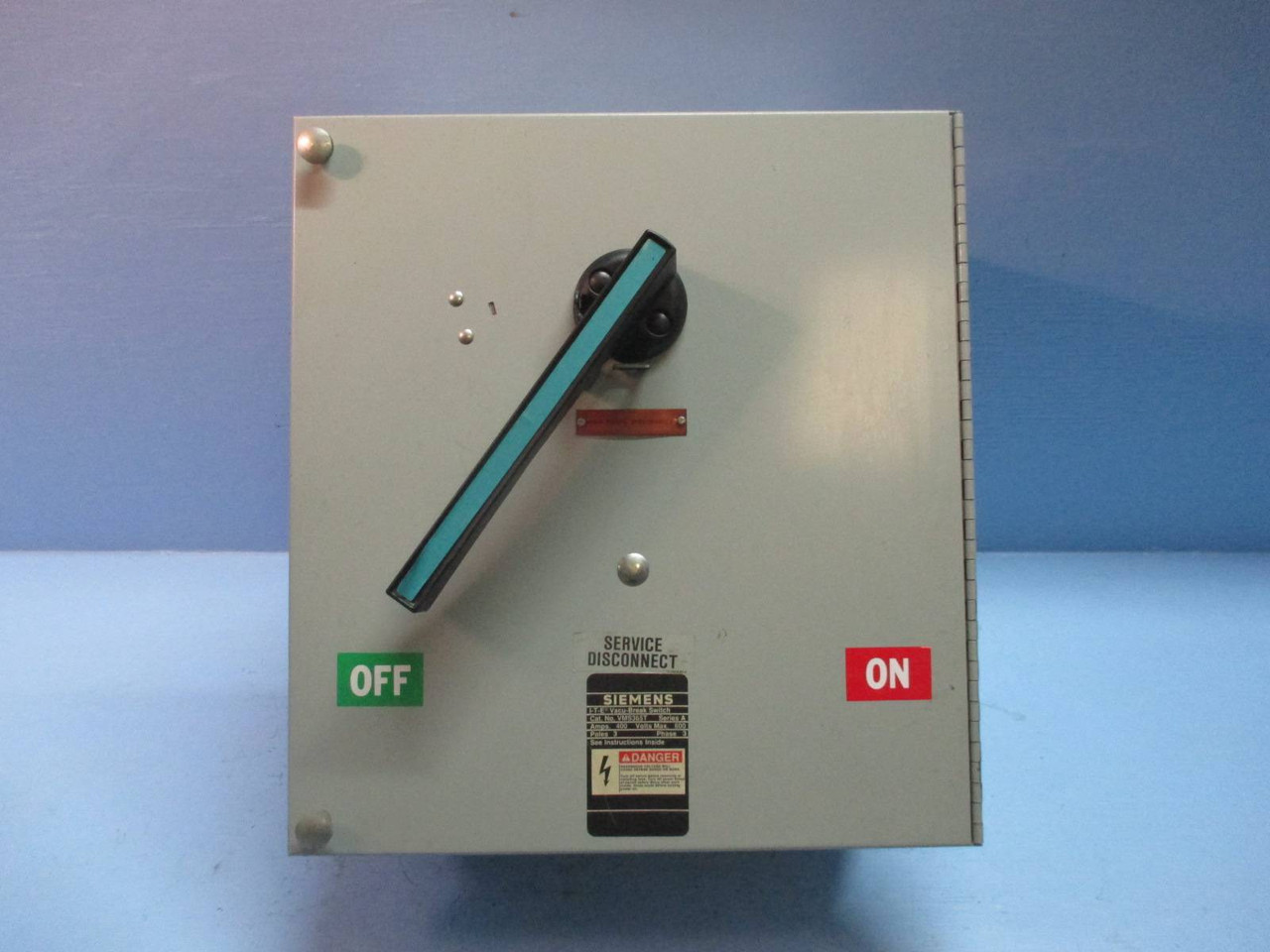 Image of Siemens VMS365T w Hardware 400 Amp 600V Fusible ITE Vacu-Break Panelboard Switch