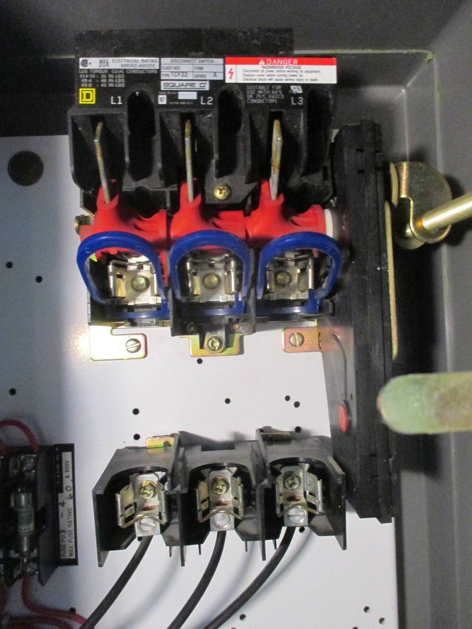 Square D 8538SCW24V06AF4 Size 1 Starter 30 Amp Fused Type 4X Combination 8536 3R (TK1269-4)