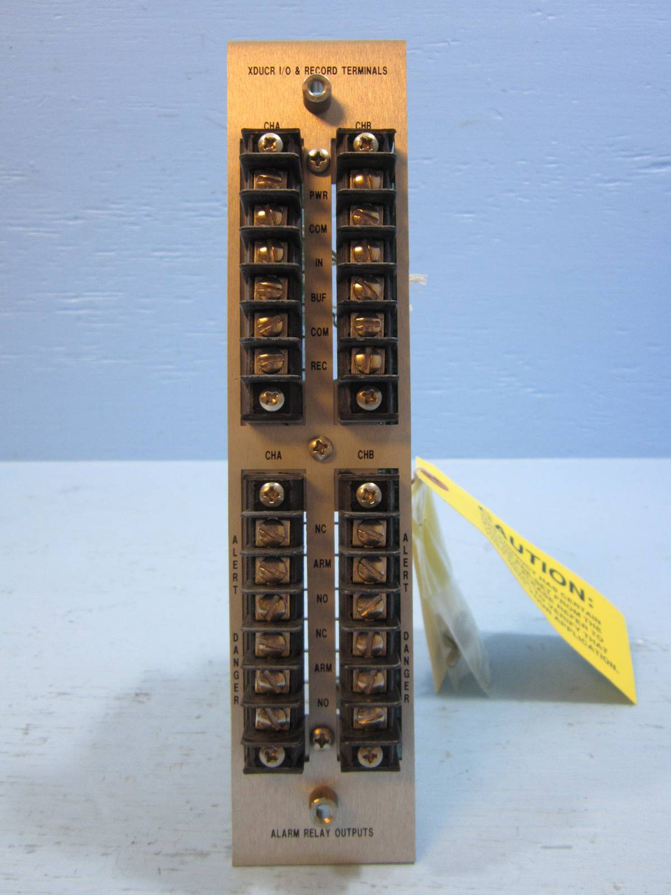 NEW Bently Nevada 84152-01 XDUCR I/O & Record Terminals 78599-14 PLC 83729-01 (NP0965-5)