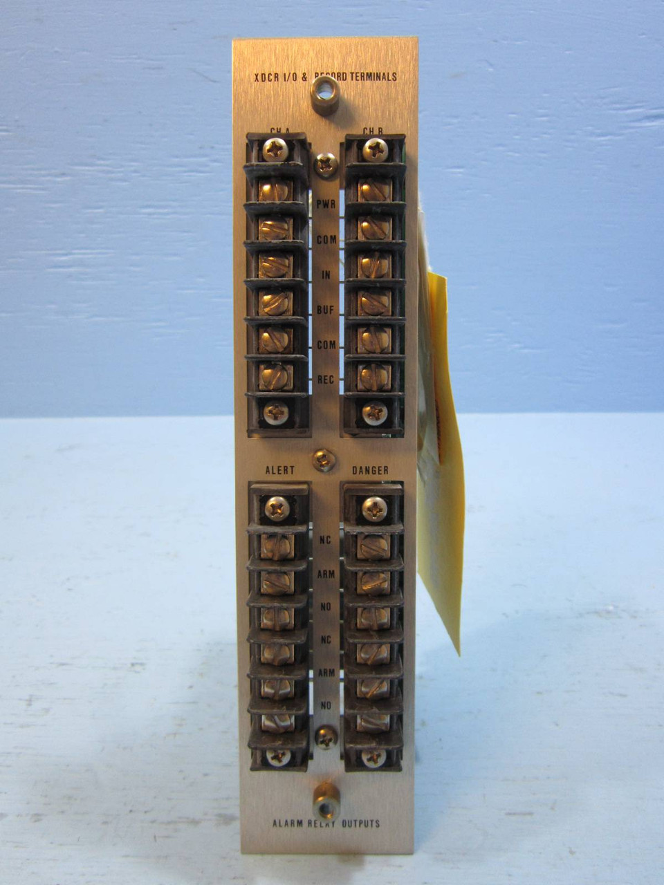 NEW Bently Nevada 81546-01 XDCR IO Record Terminals Alarm Relay Outputs 79748-01 (NP0966-1)