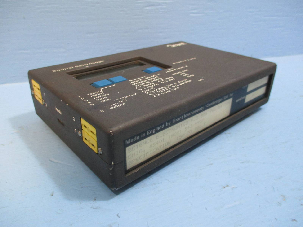 Grant Instruments OQ8-4K Squirrel Meter / Logger 0Q8-4K (TK1299-1)