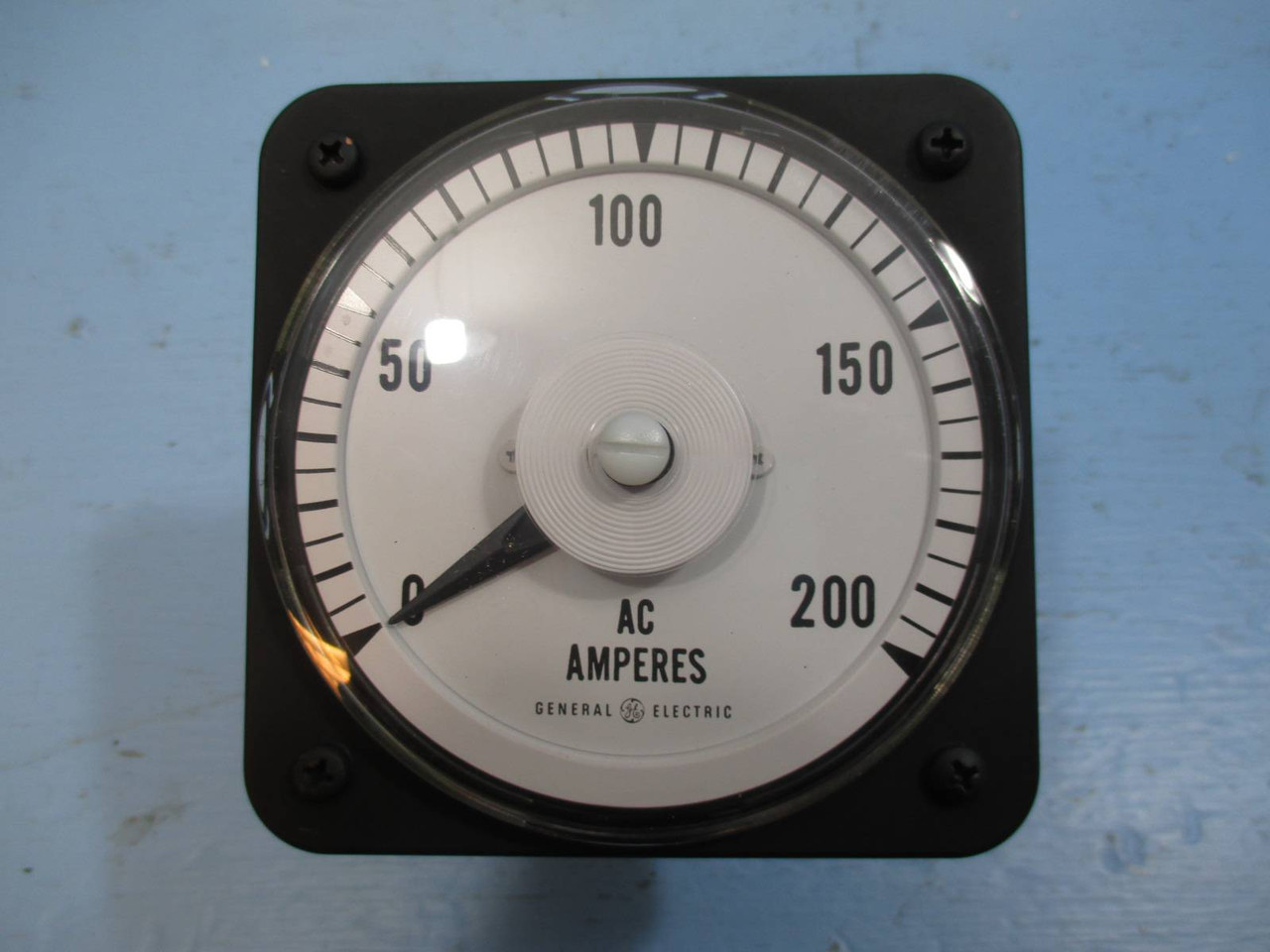 New In Box GE General Electric Model 103 Type ACA Range 0-5 AC Amperes Meter Amp (TK1305-5)