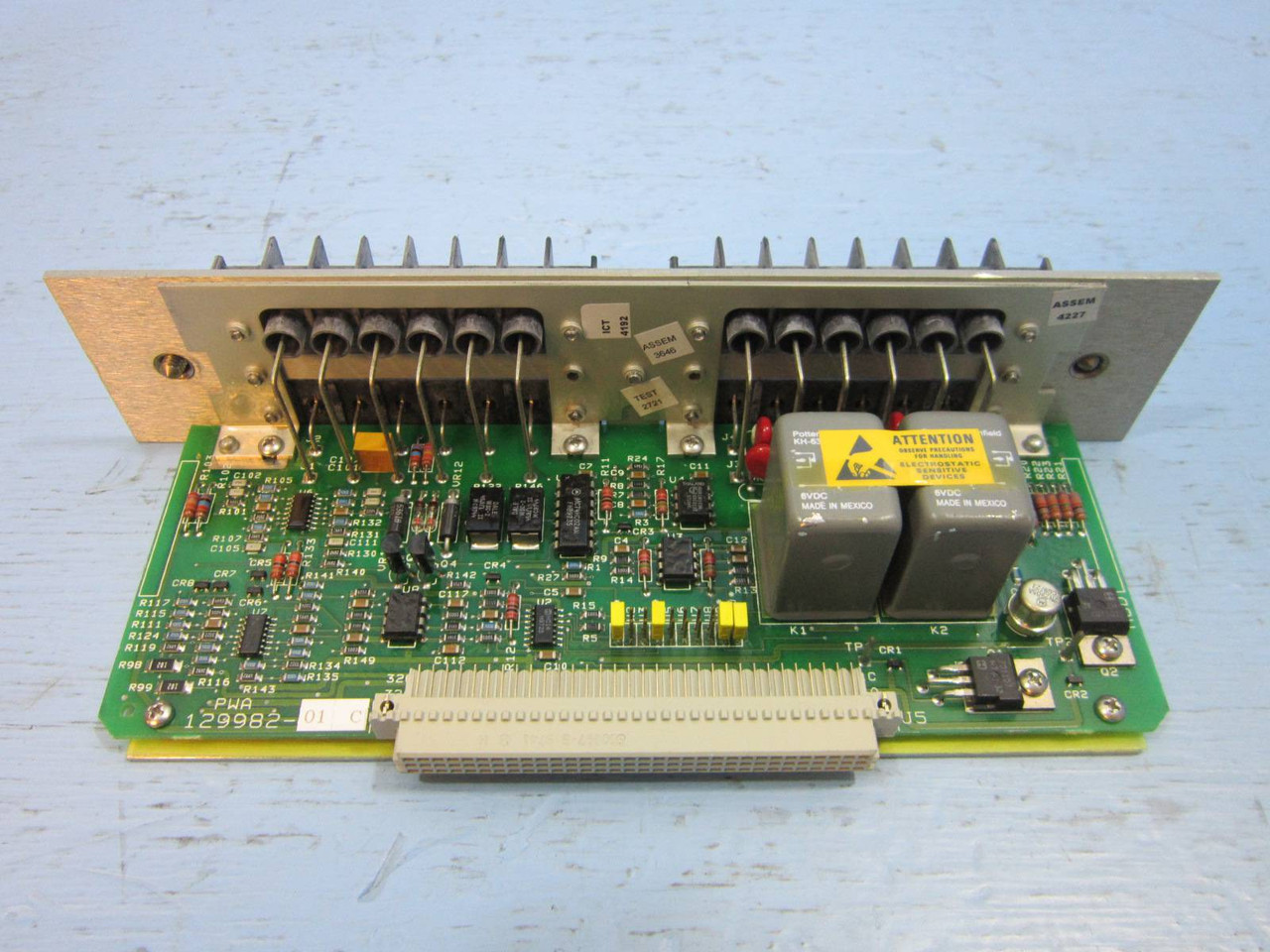 Bently Nevada 130733-01 Velomitor 3300 PLC PWA 129982-01 XDUCR I/O Record 78599 (NP0973-2)