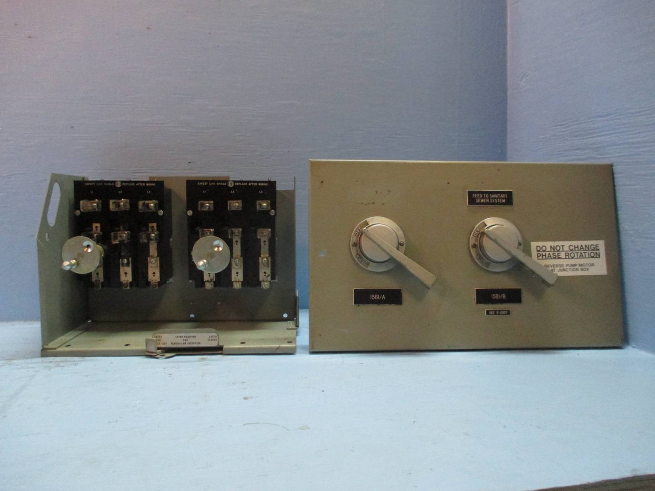 ITE Gould 9600 30 Amp & 60 Amp Dual 12" Fusible Feeder MCC Bucket 30A / 60A MCCB (TK1369-2)