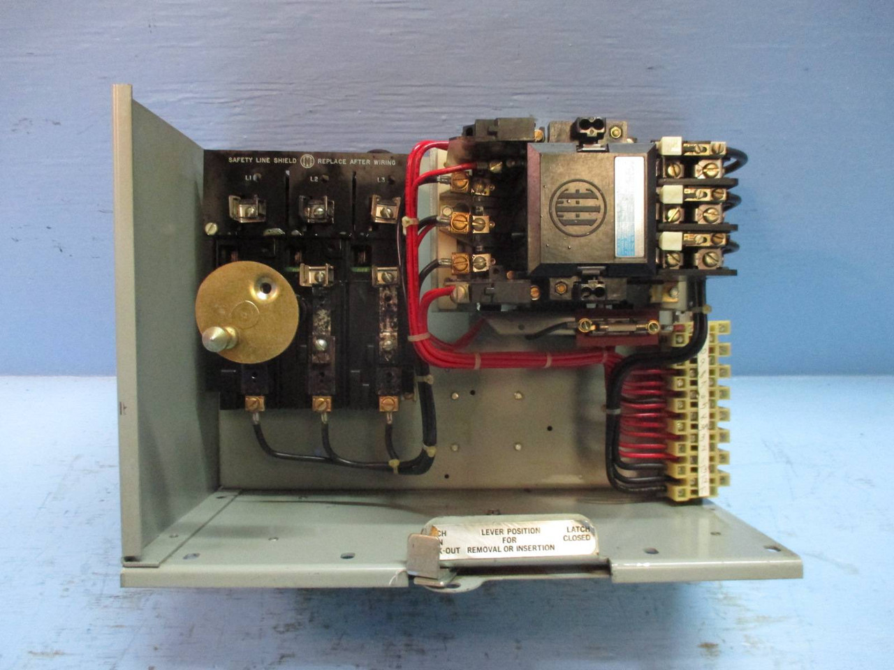 ITE Gould 9600 Size 1 Starter 30 Amp Fusible 12" MCC Bucket I-T-E Sz1 30A MCCB (TK1371-18)