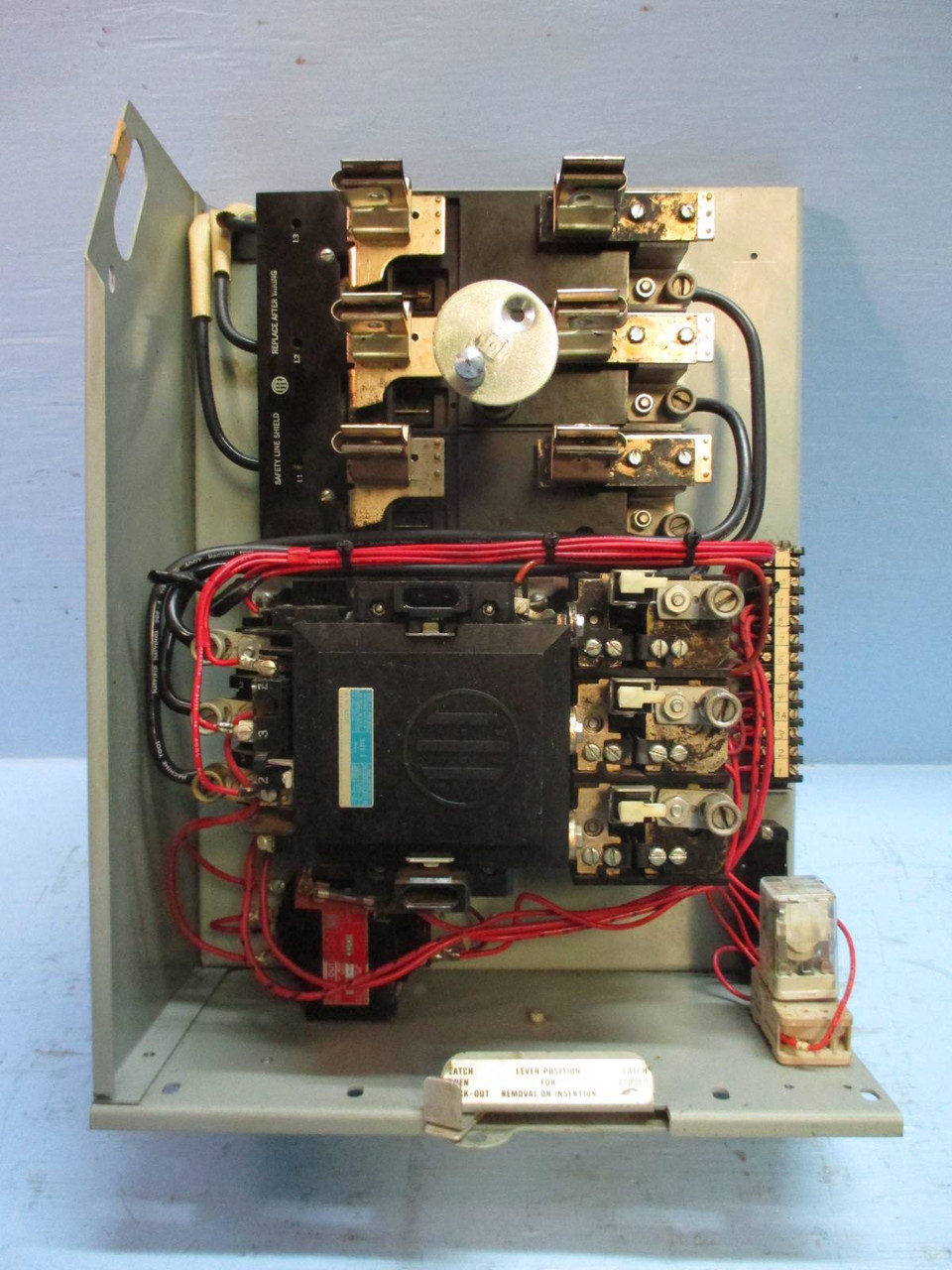 ITE Gould 9600 Size 3 Starter 150 Amp Fusible 21" MCC Bucket I-T-E Sz3 150A MCCB (TK1374-8)