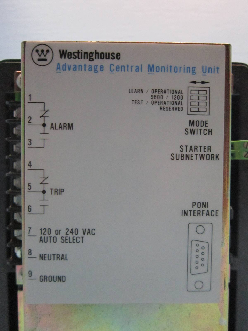 Westinghouse 2D78548G02 ACMU Advantage Central Monitoring Unit Cutler Hammer (NP0981-1)